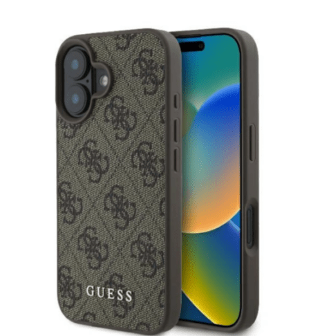 Guess Ümbris GUHCP16MG4GFBR iPhone 16 Plus (pruun)