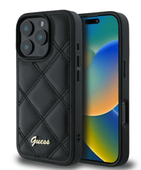 Ümbris GUESS GUHCP16XPSQSQSK for iPhone 16 Pro Max (must)