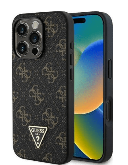 Guess Ümbris GUHCP16LPG4GPK iPhone 16 Pro (must)