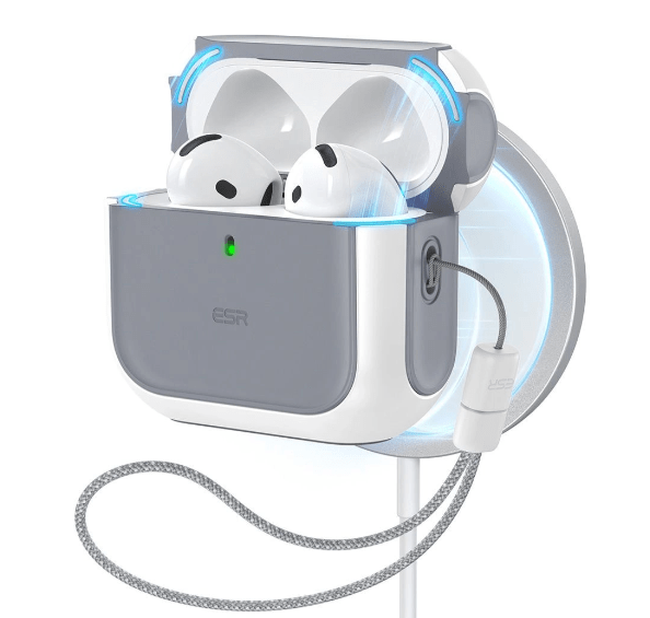 Ümbris ESR Orbit Halolock MagSafe Apple AirPods 4 (valge)