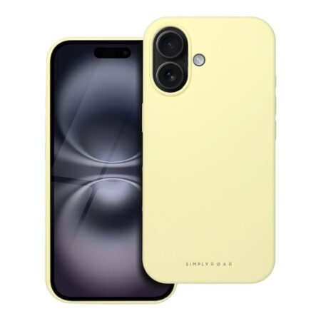 Silikoon Roar Cloud Skin iPhone 16 Pro Max (kollane)