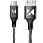 USB juhe Wozinsky WUC-M1B USB-Micro USB 2,4A (1m/ must)