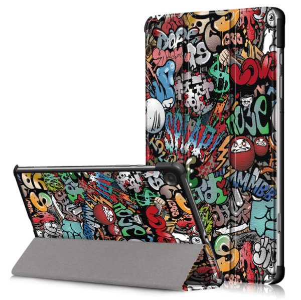 Kaitseümbris Reach Smart Leather Samsung X210 / X215 / X216 Tab A9 Plus 11.0 (graffiti)