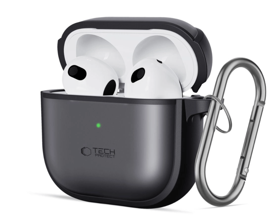 Kaitseümbris Tech-Protect Slim Hook Apple Airpods 4 (must)