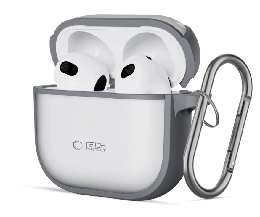 Kaitseümbris Tech-Protect Slim Hook Apple Airpods 4 (hall)