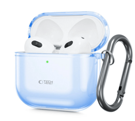 Kaitseümbris Tech-Protect FlexAir Apple Airpods 4 (valge)