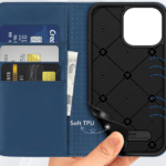 Ümbris kaanega Shieldon iPhone 12 Pro Max (sinine)