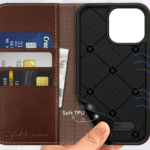 Ümbris kaanega Shieldon Samsung S24 Plus (tumepruun)