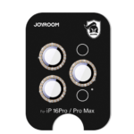 Kaitseklaas Joyroom JR-MSJ0310 Rhinestones tagakaamerale iPhone 16 Pro/ 16 Pro Max (kuldne)