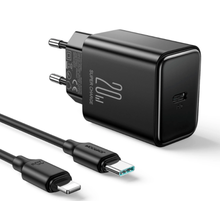 Laadja Joyroom JR-TCF06 USB-C PD20W USB-C + Lightning-C 1.0m (must) Laadja Joyroom JR-TCF06 USB-C PD20W USB-C + Lightning-C 1.0m (must)