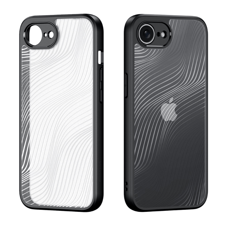 Ümbris Dux Ducis Aimo Apple iPhone 16e (läbipaistev / must)