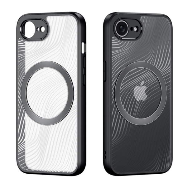 Ümbris Dux Ducis Aimo Mag iPhone 16e (läbipaistev / must)