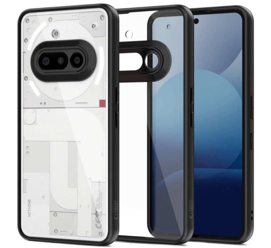 Ümbris Tech-Protect Magmat Nothing Phone 3A (läbipaistev / must)
