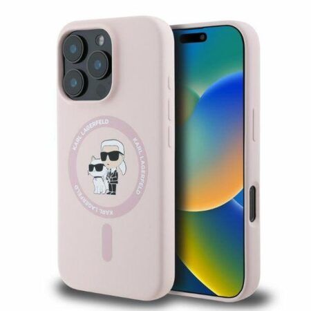 Karl Lagerfeld Ümbris MagSafe KLHMP16XSCMKCRHP iPhone 16 Pro Max (roosa)
