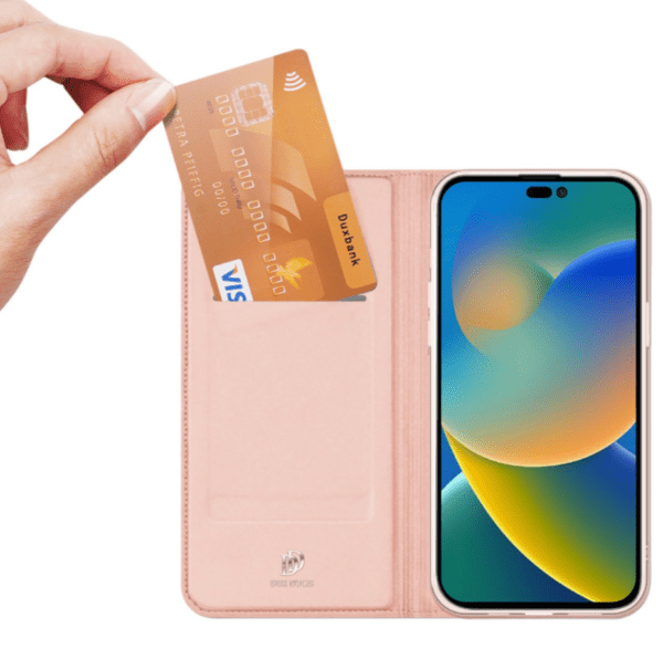 Ümbris kaanega Dux Ducis Skin Pro Xiaomi Redmi Note 13 4G (roosakuld)