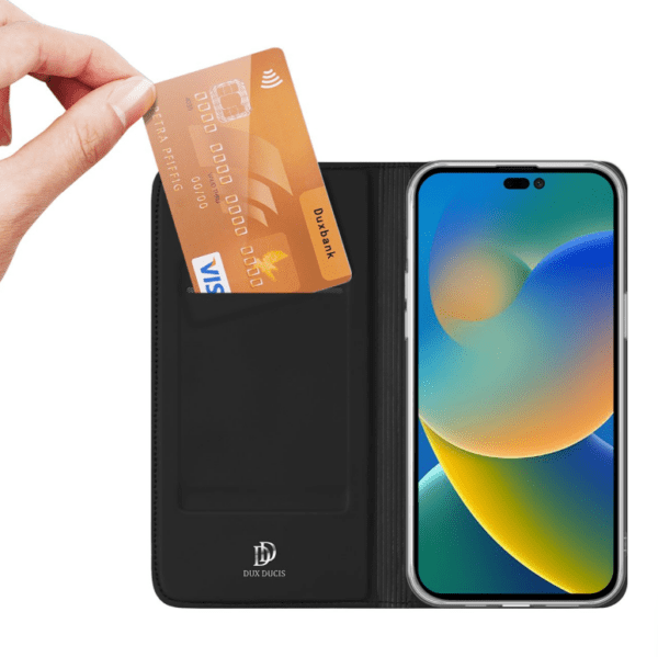 Ümbris kaanega Dux Ducis Skin Pro Samsung S25 Plus (must)