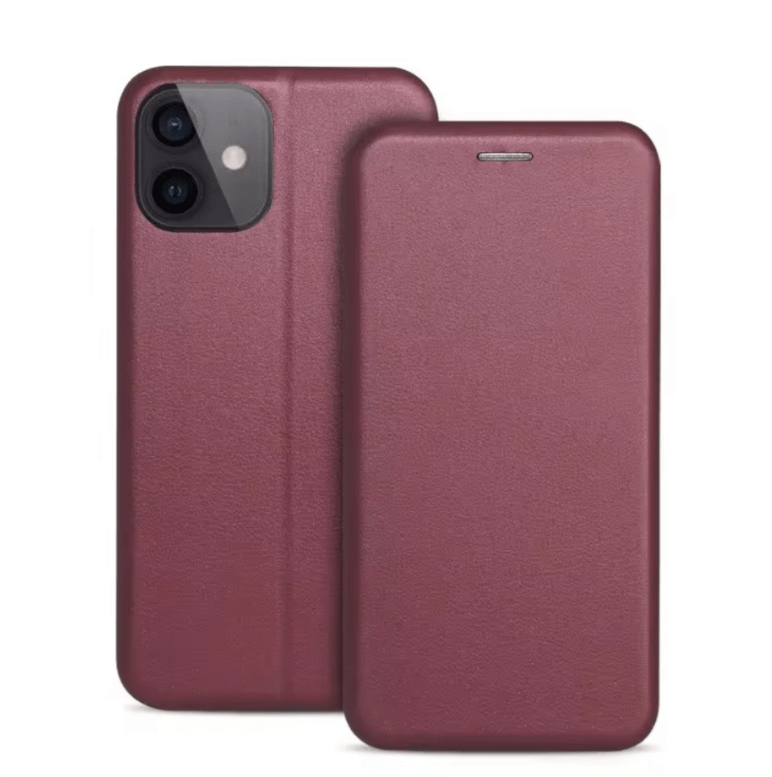 Ümbris kaanega Book Elegance Xiaomi Redmi Note 12 Pro 4G (viinamari)