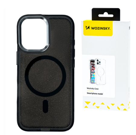 Silikoon Wozinsky Glitter MagSafe Samsung S24 FE (must)