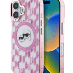 Karl Lagerfeld MagSafe Ümbris KLHMP16SHMCKMHP iPhone 16 (roosa)