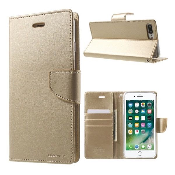 Ümbris kaanega Mercury Bravo Diary Iphone X/ Iphone XS (kuldne)