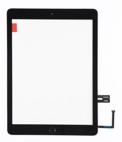 Varuosa iPad 9.7 2018 (6th. Gen) puutepaneel must Home nuppuga (analoog)