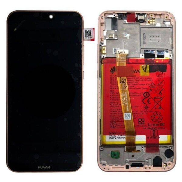 Varuosa Huawei P20 Lite ekraan ja korpus+aku Sakura Pink (service pack)
