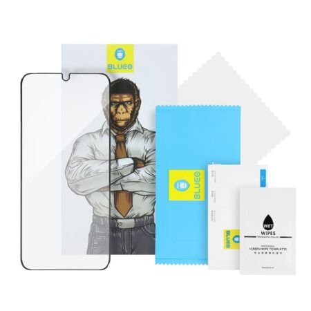 Kaitseklaas "5D Mr. Monkey" Full Glue Strong HD iPhone 15/ iPhone 16 (must)
