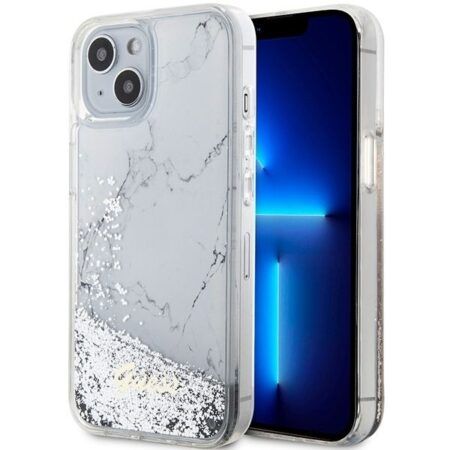 Guess Ümbris GUHCP14SLCSGSGH iPhone 14/ iPhone 13 (valge) Guess Ümbris GUHCP14SLCSGSGH iPhone 14/ iPhone 13 (valge)