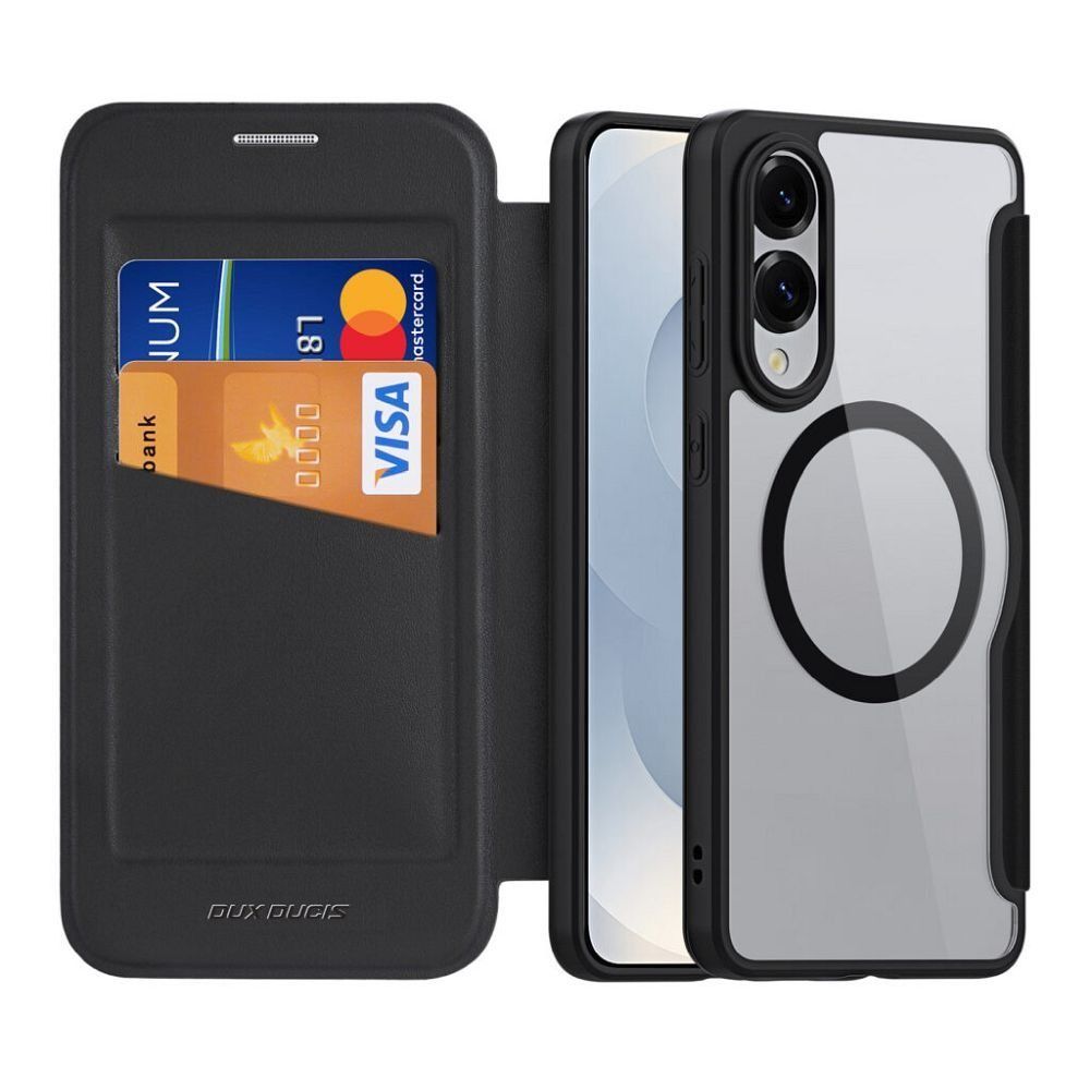 Ümbris kaanega Dux Ducis Skin X Pro Samsung S25 Edge (must)