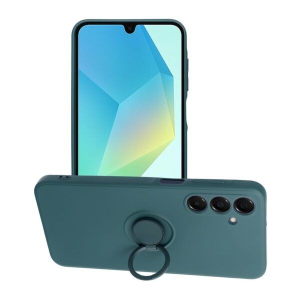 Silikoon Forcell Ring Samsung Galaxy A16 (roheline)