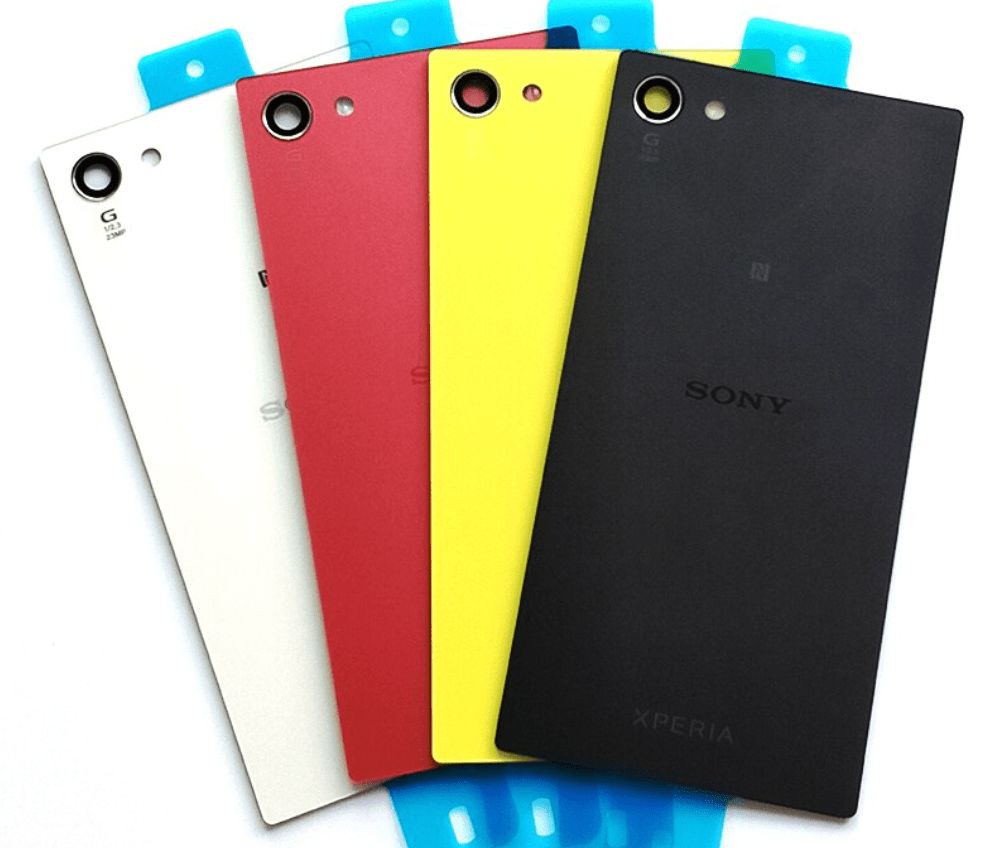 Varuosa Sony Xperia Z1 compact tagumine kaas (kollane)