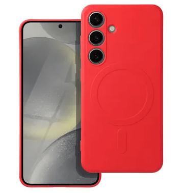 Ümbris SILICONE MAG COVER Samsung Galaxy S24 (punane)