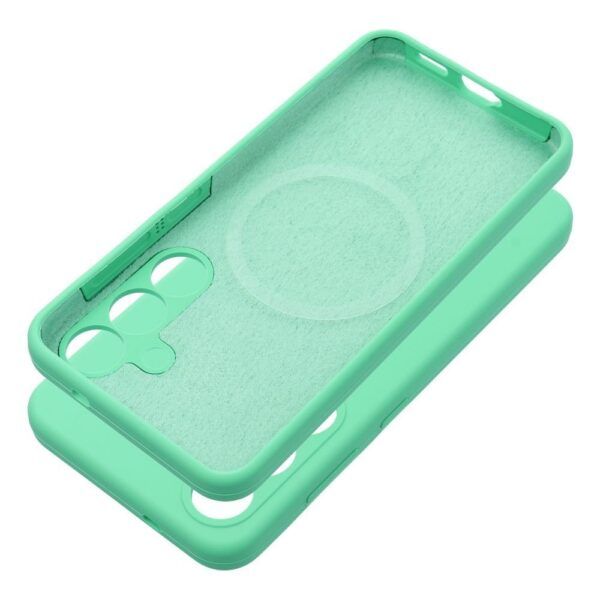 Ümbris silicone MagSafe Samsung s25 Plus (heleroheline)