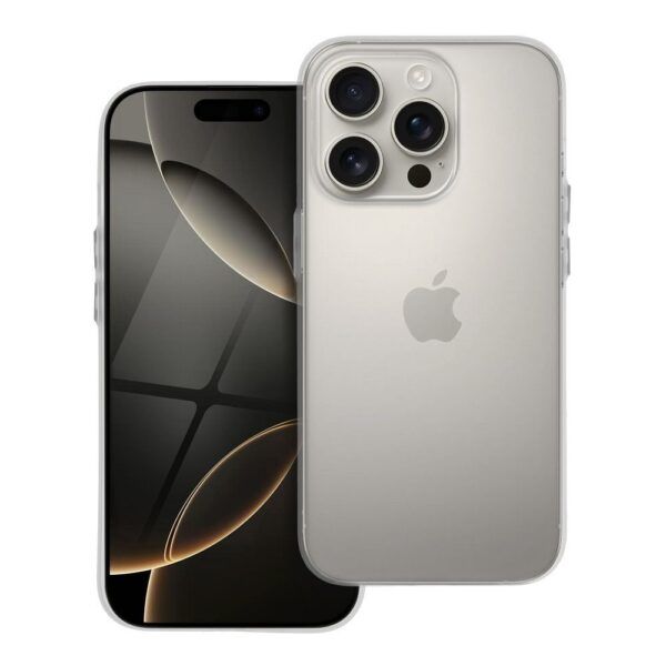 Ümbris UltraThin MATT iPhone 16 Pro (läbipaistev)