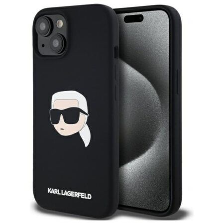 Karl Lagerfeld Ümbris MagSafe Karl Heads KLHMP15SSKHPPLK  iPhone 15 (must)