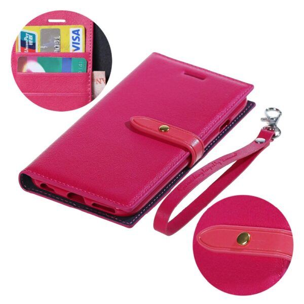 Ümbris kaanega Hanman Romance Diary Iphone X/ Iphone XS (roosa)