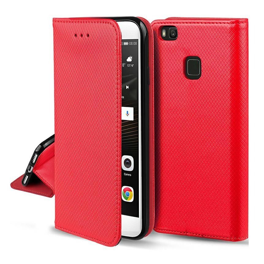 Ümbris Smart Magnet Xiaomi Redmi 11A / 12C / Poco C55 (punane)