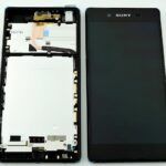 Varuosa Sony Xperia Z3+/Z4 ekraan raamiga originaal service pack (must)