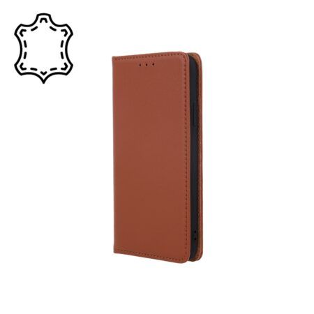 Ümbris Genuine Leather Smart Pro iPhone 16 Pro 6,3" (pruun)