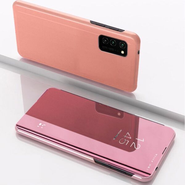 Ümbris Smart Clear View Samsung Galaxy A16 4G / A16 5G (roosa)