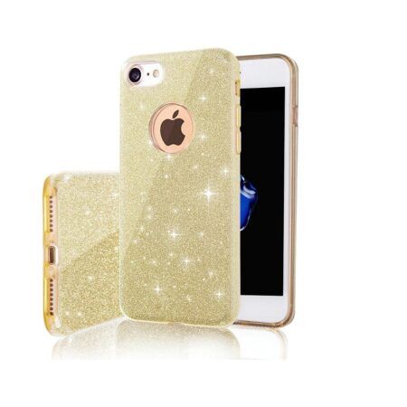 Ümbris Glitter 3in1 iPhone 13 6,1" (kuld)