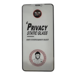 Kaitseklaas "Mr. Monkey Anti-Static Privacy" Full Glue iPhone 16 Pro Max / 17 Pro Max (must)