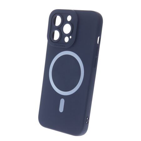 Ümbris Silicon Mag iPhone 16 Pro 6,3" (tumesinine)