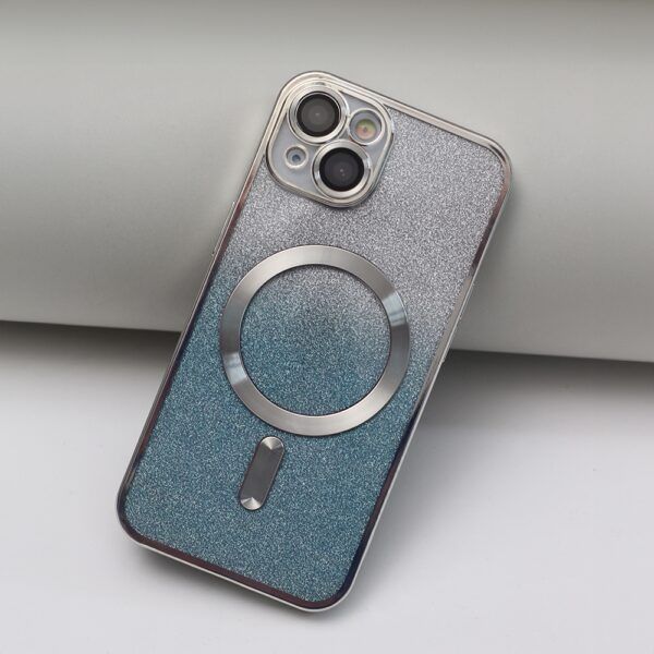 Ümbris Glitter Chrome Mag iPhone 15 Plus 6,7" (hõbedane gradient)