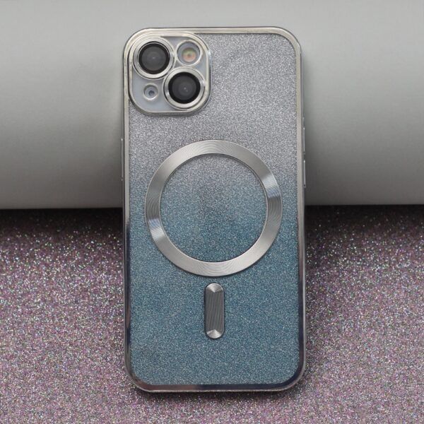 Ümbris Glitter Chrome Mag iPhone 15 Plus 6,7" (hõbedane gradient)