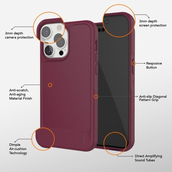 Ümbris Ugly Rubber L iPhone 13 Pro 6,1" (must)