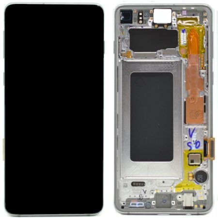 Varuosa ekraan Samsung Galaxy S10 GH82-18850G silver orig. (service pack)