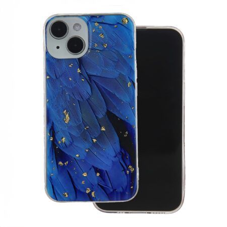 Ümbris Gold Glam iPhone 12 / 12 Pro 6,1" (sinine)