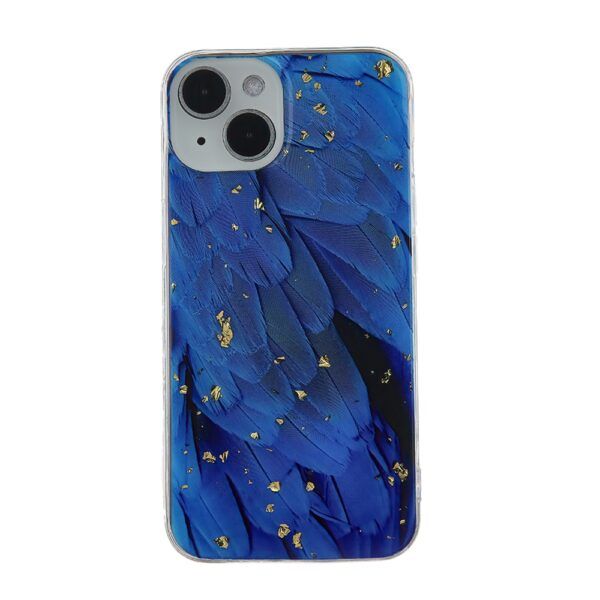 Ümbris Gold Glam iPhone 12 / 12 Pro 6,1" (sinine)