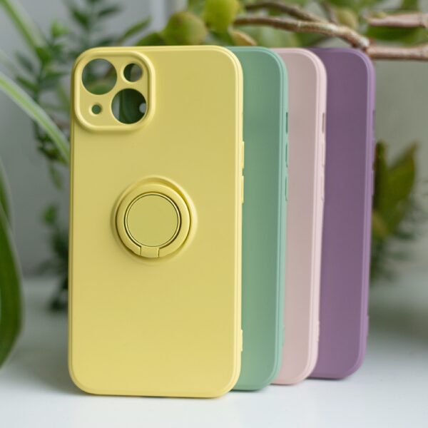Ümbris Finger Grip iPhone 16 Pro 6,3" (heleroosa)